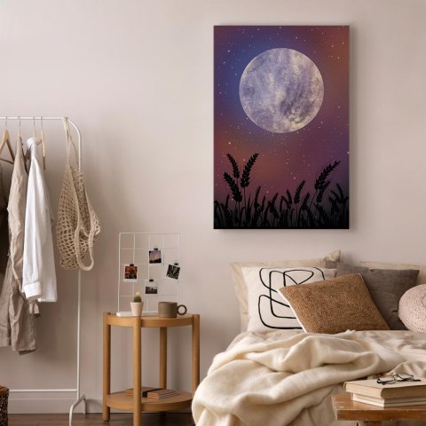 Obraz - Noc na wsi (1-częściowy) pionowy 20x30 Premium Print