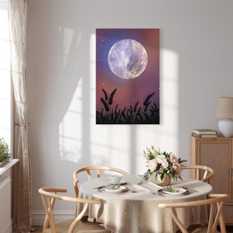 Obraz - Noc na wsi (1-częściowy) pionowy 20x30 Standard