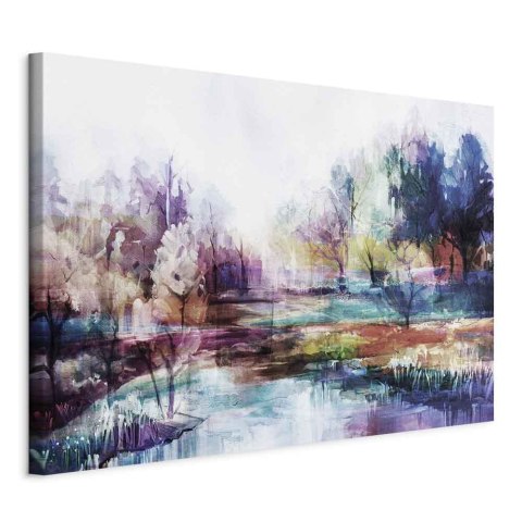 Obraz - Świat w farbach (1-częściowy) szeroki 60x40 Standard