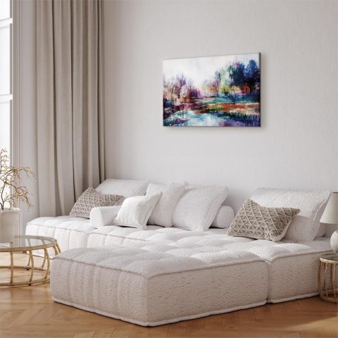 Obraz - Świat w farbach (1-częściowy) szeroki 90x60 Standard