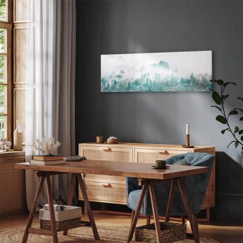 Obraz - Turkusowa dolina (1-częściowy) wąski 90x30 Standard