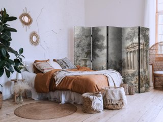 Parawan - Antyczny pejzaż - grecka świątynia na wzgórzu wśród bujnej roślinności 225x172 Dwustronny