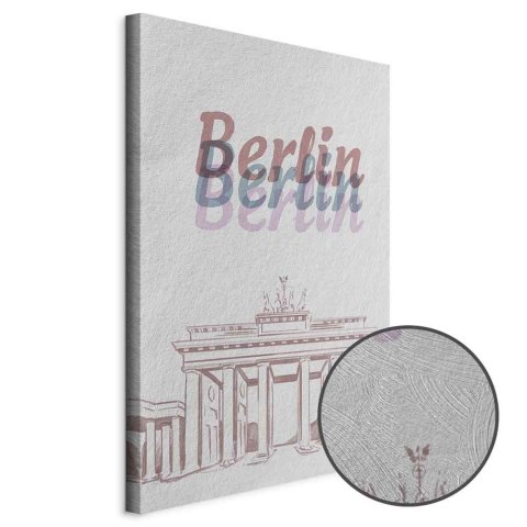 Obraz - Berlin w akwarelach (1-częściowy) pionowy 20x30 Premium Print
