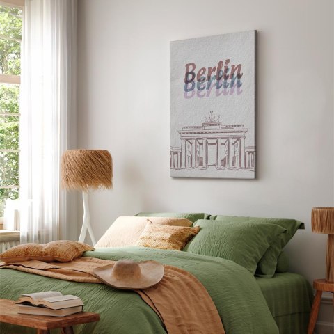 Obraz - Berlin w akwarelach (1-częściowy) pionowy 20x30 Standard