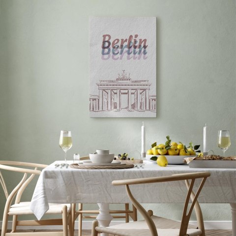Obraz - Berlin w akwarelach (1-częściowy) pionowy 20x30 Standard