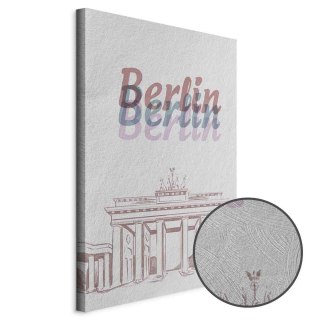 Obraz - Berlin w akwarelach (1-częściowy) pionowy 60x90 Premium Print