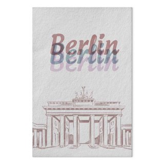 Obraz - Berlin w akwarelach (1-częściowy) pionowy 80x120 Premium Print