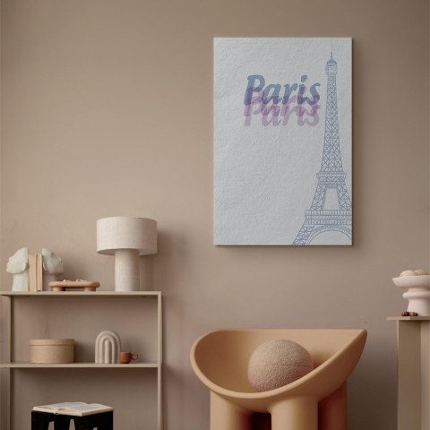 Obraz - Paryż w akwarelach (1-częściowy) pionowy 80x120 Premium Print