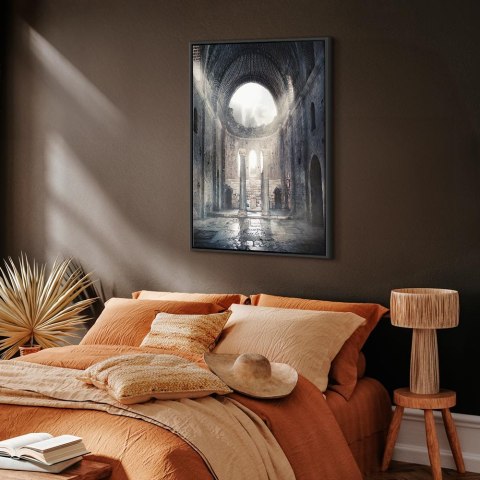 Obraz - Komnata tajemnic (1-częściowy) pionowy 60x90 W ramie drewnianej czarnej