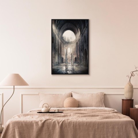 Obraz - Komnata tajemnic (1-częściowy) pionowy 60x90 W ramie drewnianej czarnej