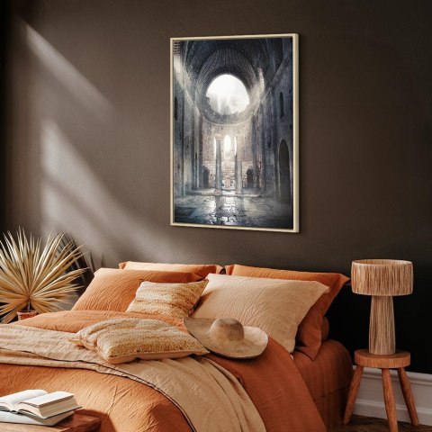 Obraz - Komnata tajemnic (1-częściowy) pionowy 60x90 W ramie drewnianej naturalnej