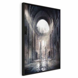 Obraz - Komnata tajemnic (1-częściowy) pionowy 80x120 W ramie drewnianej czarnej