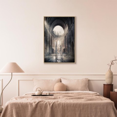 Obraz - Komnata tajemnic (1-częściowy) pionowy 80x120 W ramie drewnianej naturalnej