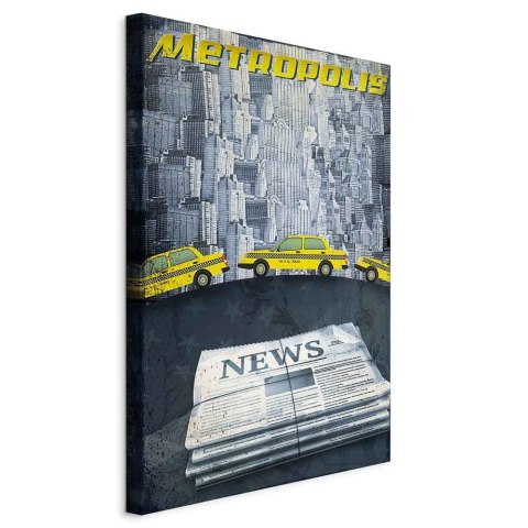 Obraz - Metropolis (1-częściowy) pionowy 20x30 Na płótnie włoskim
