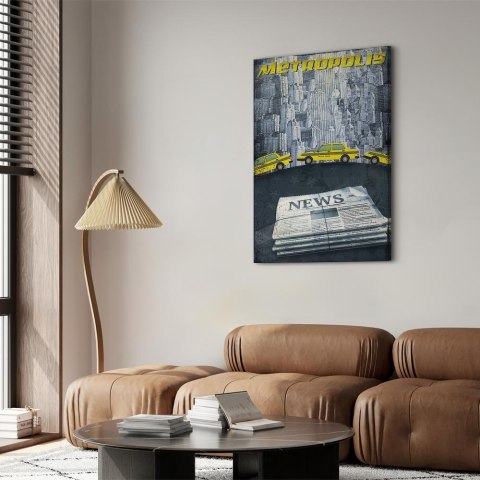 Obraz - Metropolis (1-częściowy) pionowy 20x30 Na płótnie włoskim