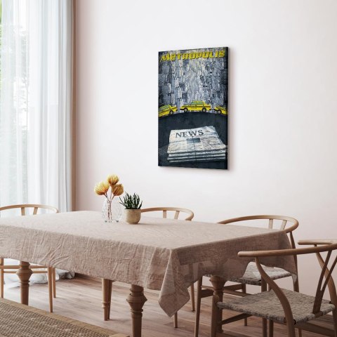 Obraz - Metropolis (1-częściowy) pionowy 20x30 Na płótnie włoskim