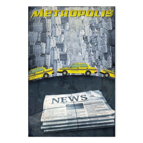 Obraz - Metropolis (1-częściowy) pionowy 60x90 Premium Print