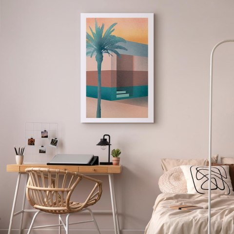 Obraz - Pastelowa uliczka (1-częściowy) pionowy 20x30 Akustyczny