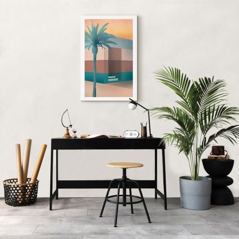 Obraz - Pastelowa uliczka (1-częściowy) pionowy 40x60 Standard