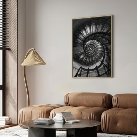 Obraz - Zawrót głowy (1-częściowy) pionowy 60x90 W ramie drewnianej naturalnej