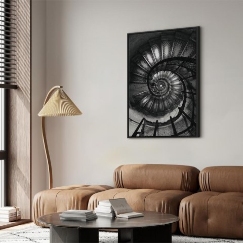 Obraz - Zawrót głowy (1-częściowy) pionowy 80x120 W ramie drewnianej czarnej