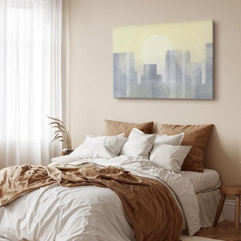 Obraz - Nowoczesne miasto (1-częściowy) szeroki - trzeci wariant 90x60 Standard