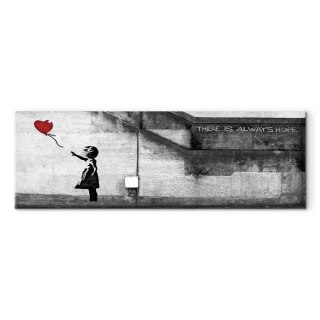 Obraz - Zawsze jest nadzieja (1-częściowy) wąski czerwony 135x45 Standard