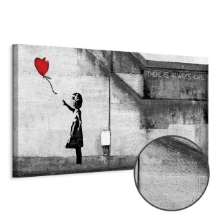 Obraz - Zawsze jest nadzieja (1-częściowy) wąski czerwony 150x50 Premium Print
