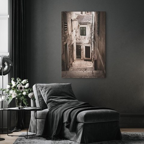 Obraz - Retro uliczka (1-częściowy) pionowy 20x30 Na płótnie włoskim