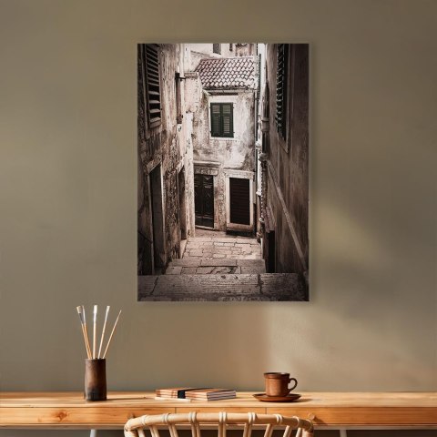 Obraz - Retro uliczka (1-częściowy) pionowy 20x30 Standard
