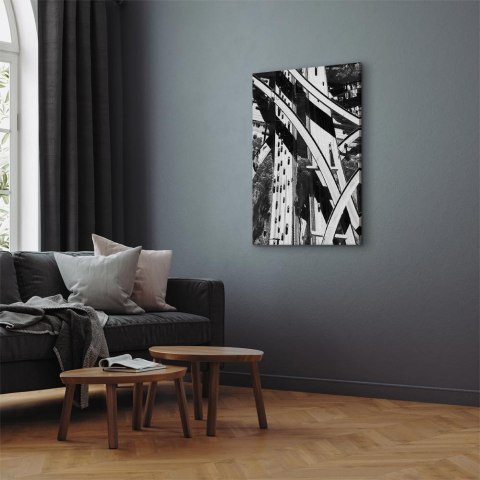Obraz - Geometria miasta (1-częściowy) pionowy 40x60 Standard