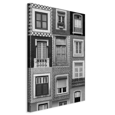Obraz - Wzorzyste okna (1-częściowy) pionowy 60x90 Standard