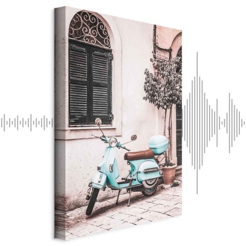 Obraz - Kultowa vespa (1-częściowy) pionowy 20x30 Akustyczny