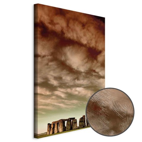 Obraz - Chmury nad Stonehenge (1-częściowy) pionowy 60x90 Premium Print