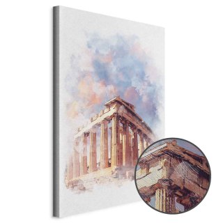 Obraz - Malowany Partenon (1-częściowy) pionowy 80x120 Premium Print