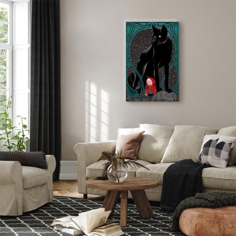 Obraz - Czerwony kapturek (1-częściowy) pionowy 20x30 Akustyczny