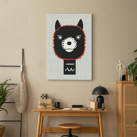 Obraz - Dekoracyjna alpaka (1-częściowy) pionowy 60x90 Standard