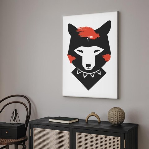 Obraz - Grzeczny lisek (1-częściowy) pionowy 20x30 Na płótnie włoskim