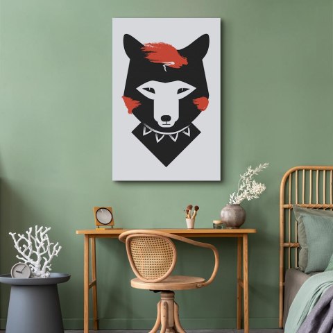 Obraz - Grzeczny lisek (1-częściowy) pionowy 20x30 Premium Print