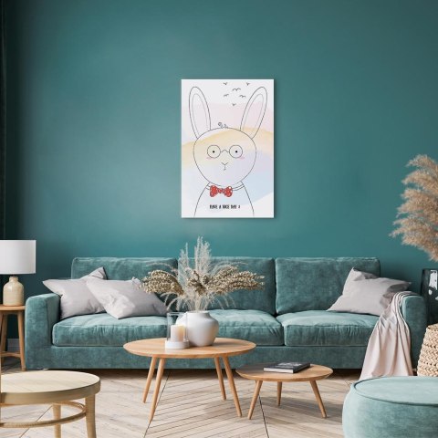 Obraz - Pozdrowienia od królika (1-częściowy) pionowy 20x30 Premium Print