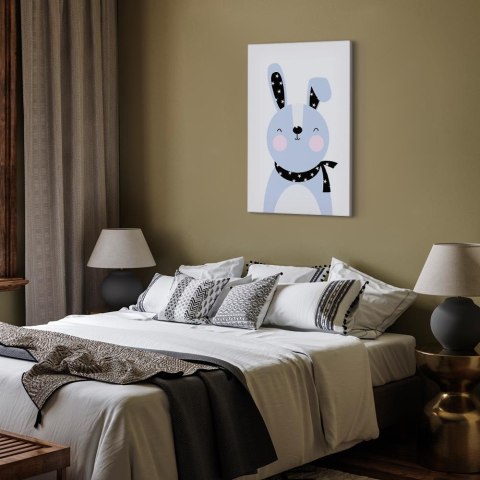 Obraz - Dzielny królik (1-częściowy) pionowy 40x60 Standard