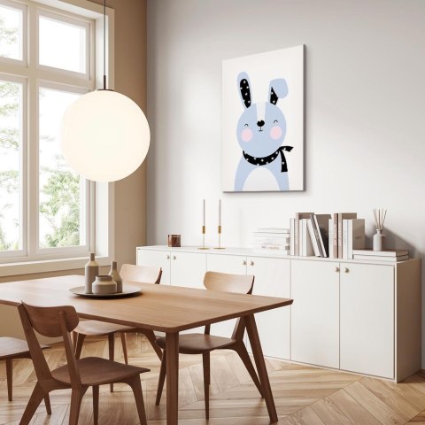 Obraz - Dzielny królik (1-częściowy) pionowy 40x60 Standard