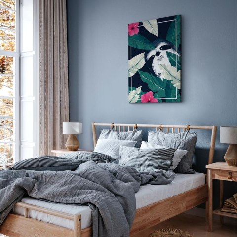 Obraz - Leniwiec w tropikach (1-częściowy) pionowy 20x30 Akustyczny