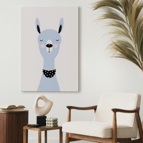Obraz - Urocza lama (1-częściowy) pionowy 20x30 Premium Print