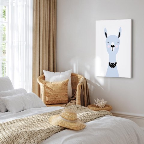 Obraz - Urocza lama (1-częściowy) pionowy 60x90 Standard