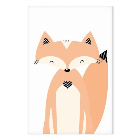 Obraz - Wesoły lisek (1-częściowy) pionowy 20x30 Premium Print