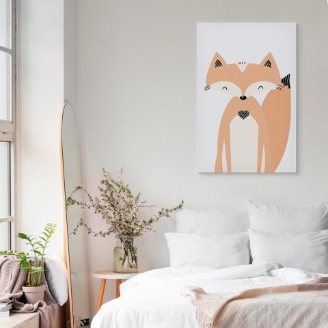 Obraz - Wesoły lisek (1-częściowy) pionowy 20x30 Premium Print