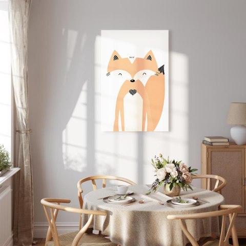 Obraz - Wesoły lisek (1-częściowy) pionowy 40x60 Standard