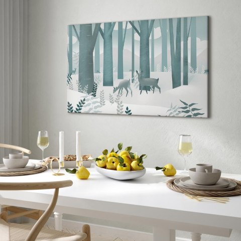 Obraz - Bajkowy las (1-częściowy) szeroki - pierwszy wariant 30x20 Akustyczny