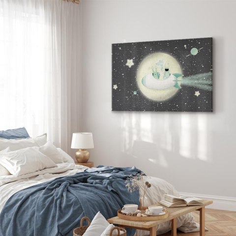 Obraz - Ekipa z rakiety (1-częściowy) szeroki 60x40 Standard